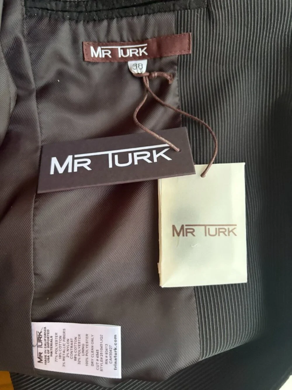 Mr. Turk Alfred Blazer – Metallic Groove